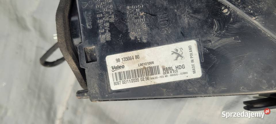 LAMPA TYLNA PRAWA PEUGEOT 508 II LED Lampy tylne Ruda Śląska