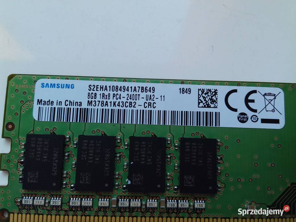 Samsung DDR4 8GB 2400MHz CL17 PC42400TUA211 SAMSUNG Bydgoszcz