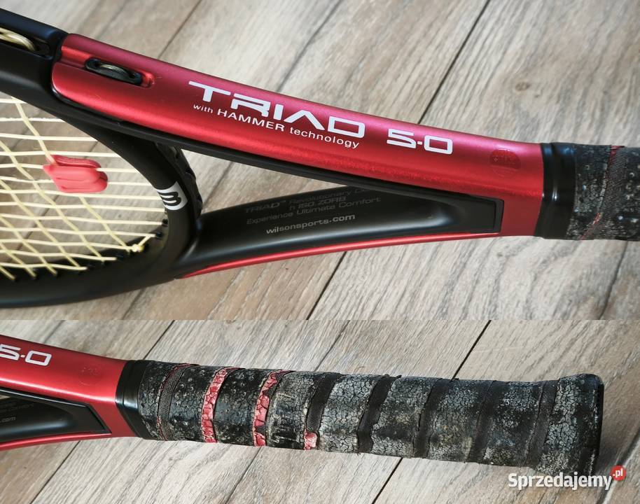 Rakieta tenisowa Wilson Triad 50 midplus Futerał łódzkie Piotrków Trybunalski