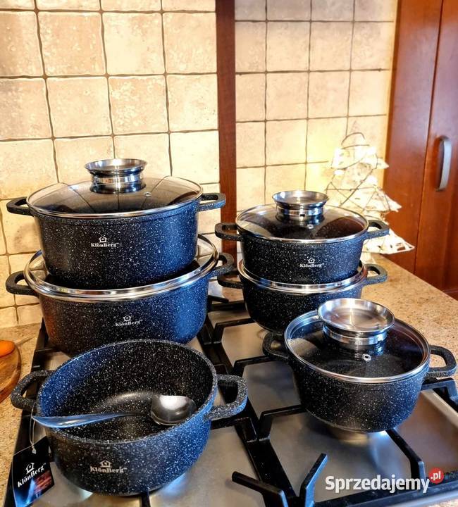 Garnki marmurowe 6 Garnki i szybkowary sprzedam