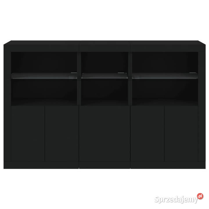 Szafka z oświetleniem LED czarna 162x37x100 Warszawa sprzedam