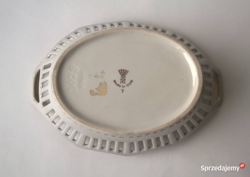 Porcelanowy Koszyk Niemcy GDR Porcelana Antyki, Sztuka, Kolekcje mazowieckie Radom