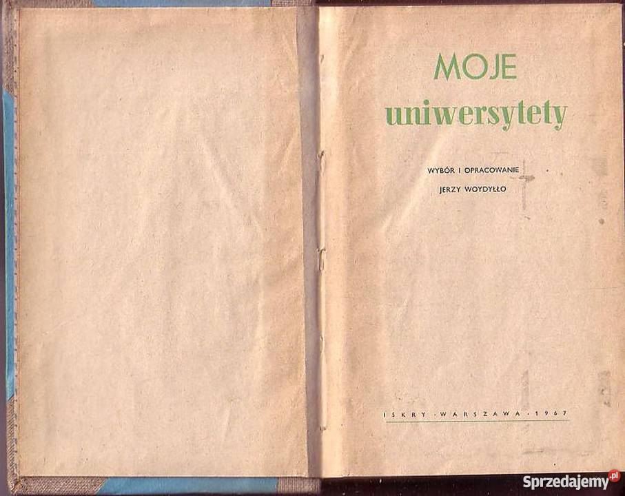 0516 MOJE UNIWERSYTETY WYBÓR I OPRACOWANIE JERZY Czyrna