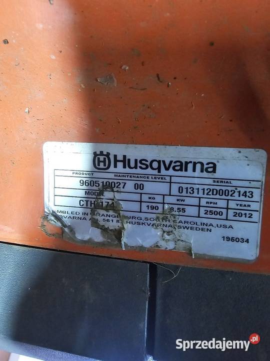 Traktorek kosiarka Husqvarna CTH 174 pompa oleju