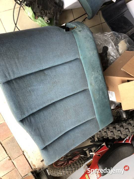 BMW E36 Coupe Kanapa tył niebieska półskóra lubelskie Lublin