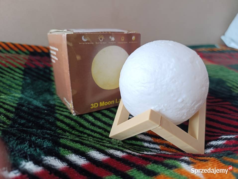 Lampka księżyc lampka nocna 3D Moon Light Zamość sprzedam