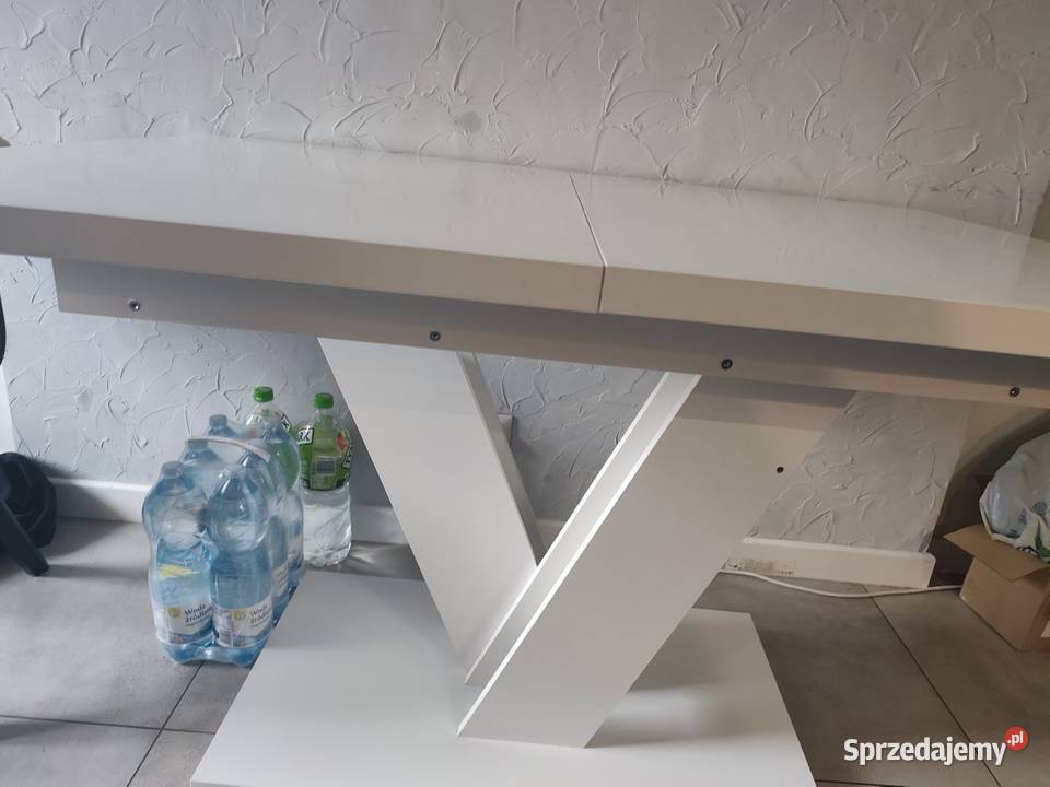 Stół do rozkładany biały dolnośląskie Wałbrzych