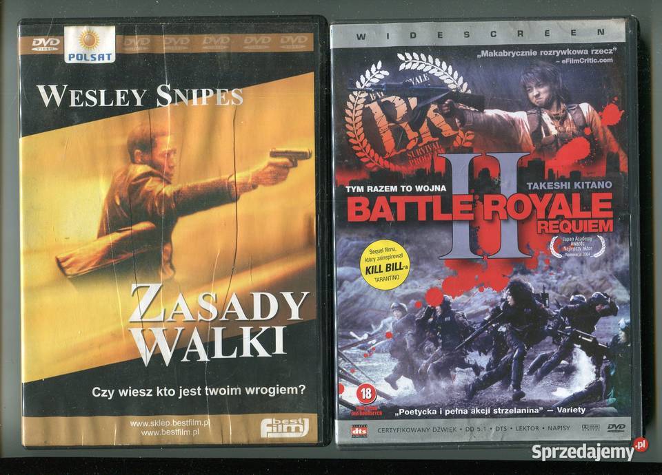 Battle Royale II Zasady walki 2 Filmy DVD zachodniopomorskie Szczecin sprzedam