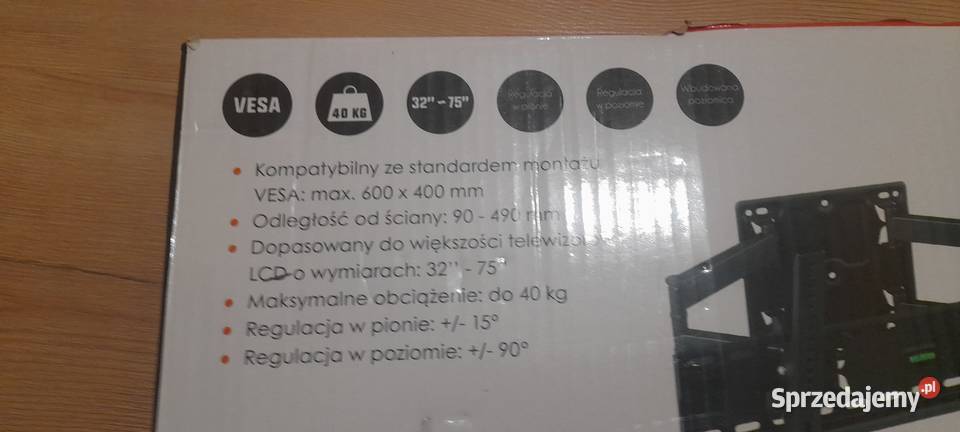 Wieszak uchwyt tv na telewizor 3275 Karpacz sprzedam