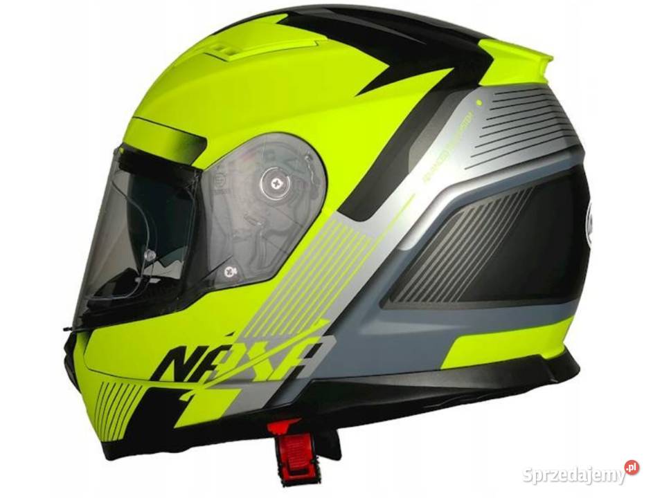 KASK MOTOCYKLOWY Z BLENDA NAXA F23 PINLOCK Kaski Sosnowiec