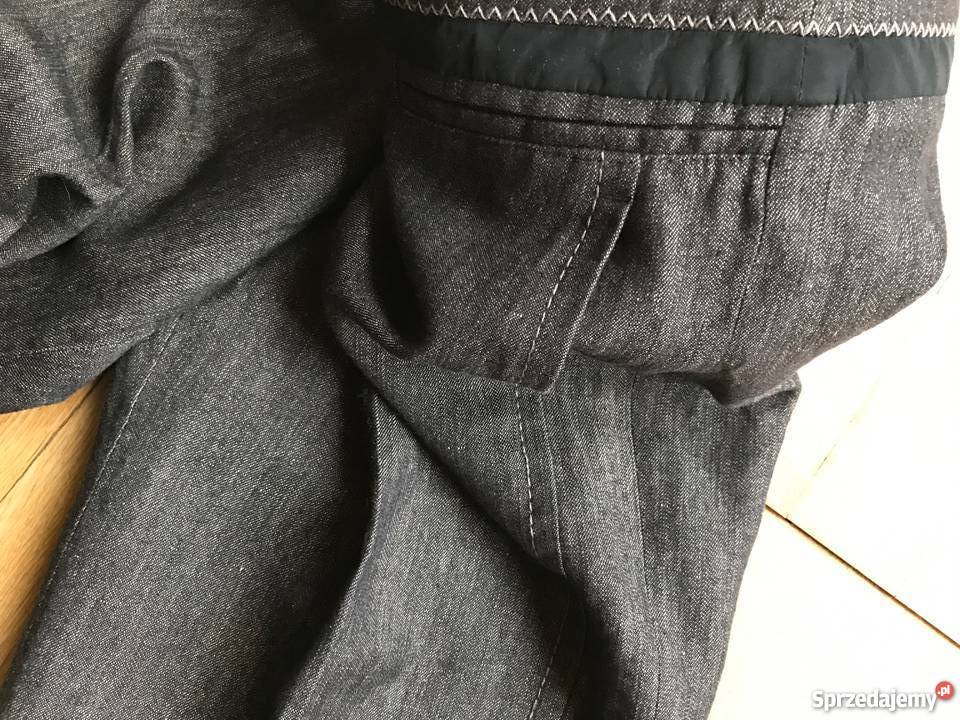 Spodnie wełna wool LAUREL r 34 Laurl XS S brązowy/beżowy Warszawa