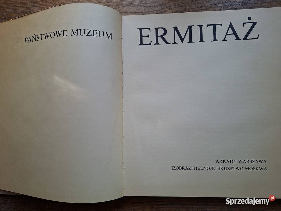 Państwowe muzeum Ermitaż Arkady Rok wydania 1983 Kraków sprzedam