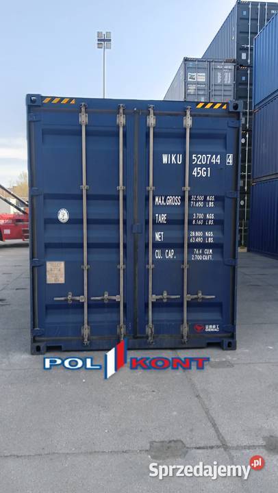 Kontener morski 40 HC High Cube 12 metrowy Pewny Kutno