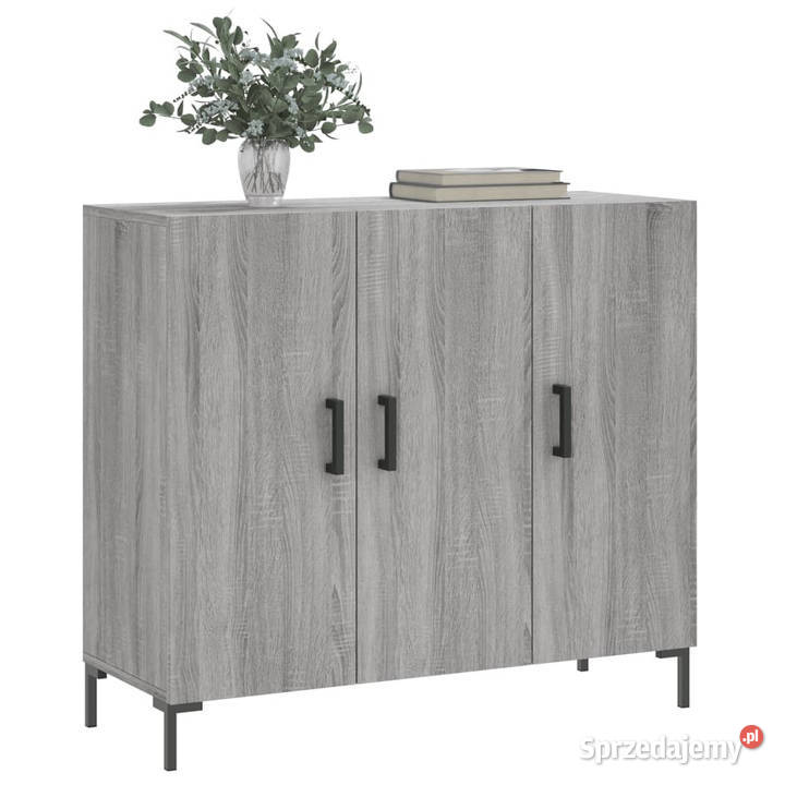 Szafka szary dąb sonoma 90x34x80 materiał Warszawa