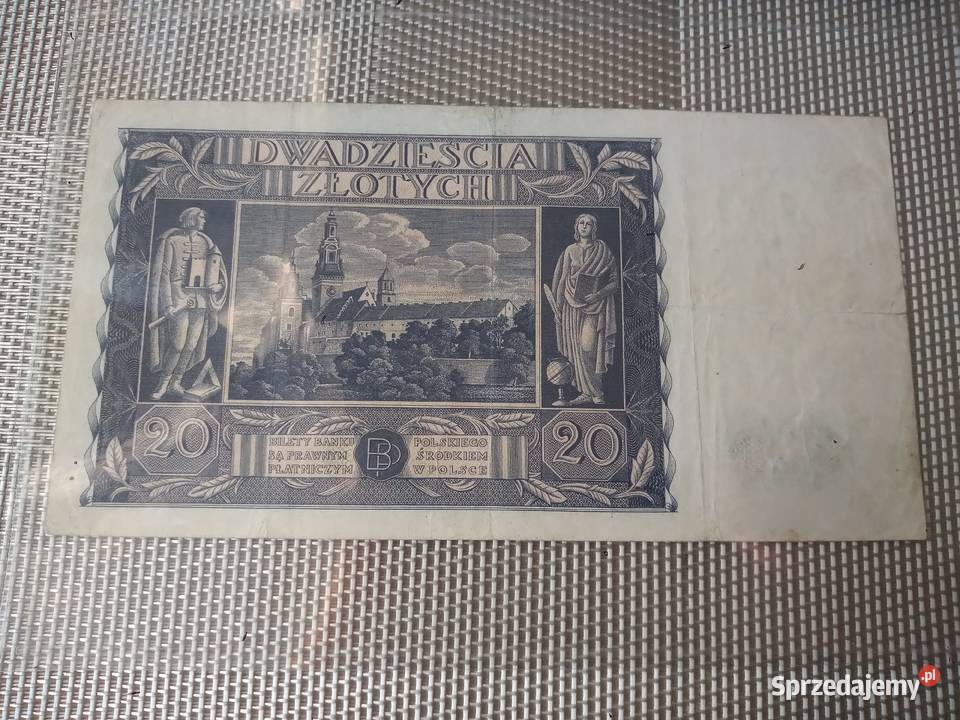 Stary banknot 20 1936r II RP Pozostałe Katowice