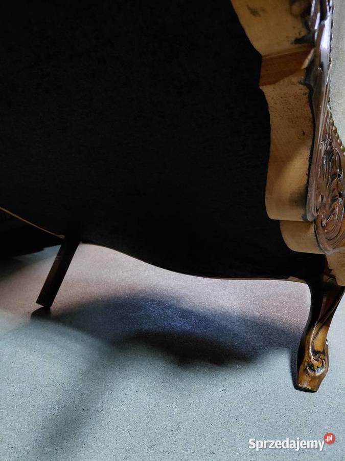 Stylowy komplet wypoczynkowy Ludwik kanapa 2 Meble Białystok