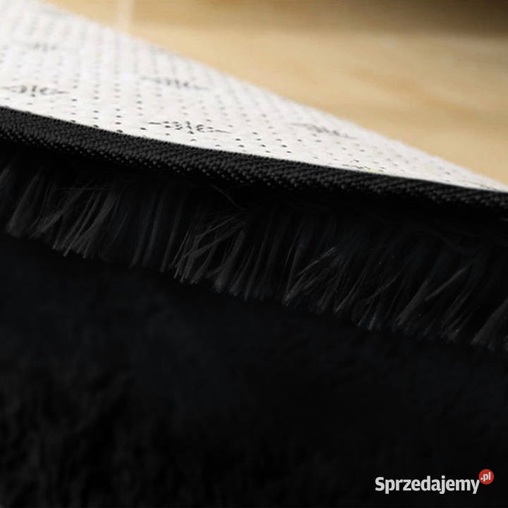 Dywan okrągły Shaggy Strado 90x90 BlackSky czarny Opole