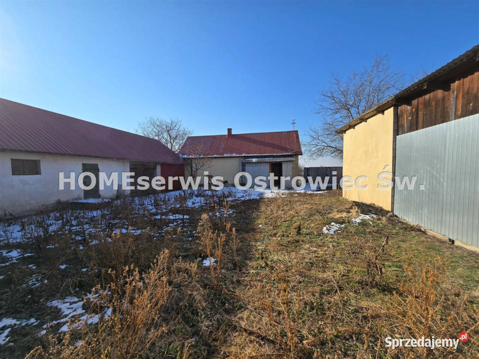 Dom wolnostojący Bidziny 65m2 3000m2 świętokrzyskie sprzedam