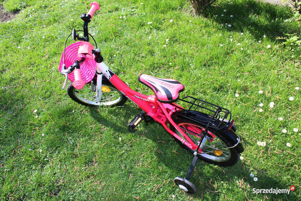 Rowerek dziewczynki z koszykiem OLPRAN 16 Demon Katowice sprzedam