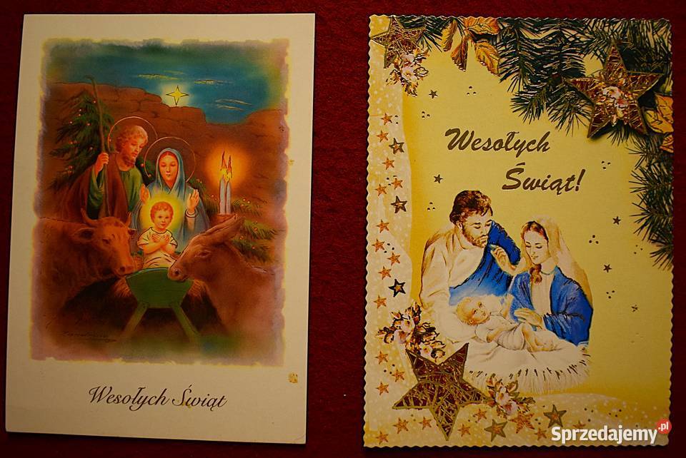 Świąteczne kartki z życzeniami 14 sztuk