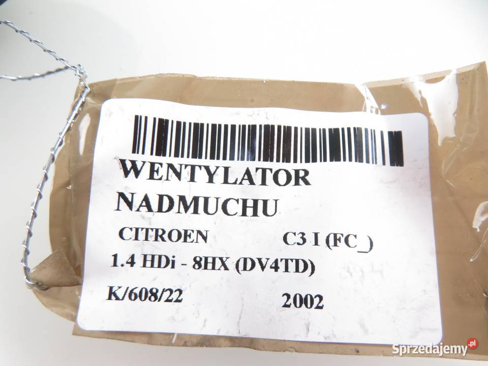 DMUCHAWA CITROEN C3 I F665876T