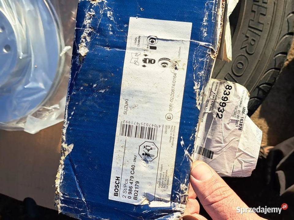 Tarcza hamulcowa Suzuki VITARA III JY BOSCH osobowe Tarcze hamulcowe Motoryzacja sprzedam