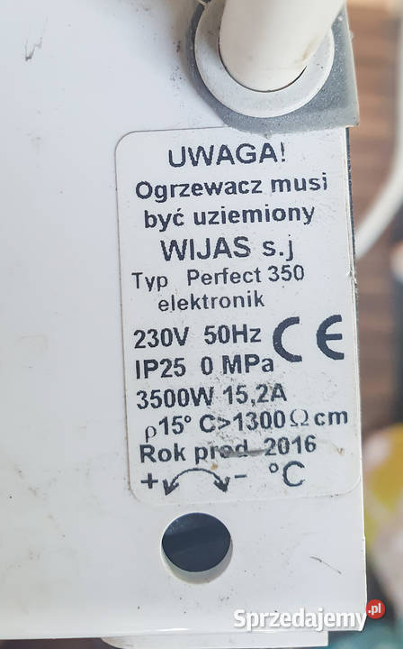 Przepływowy podgrzewacz wody Wijas Perfect 350 śląskie Częstochowa