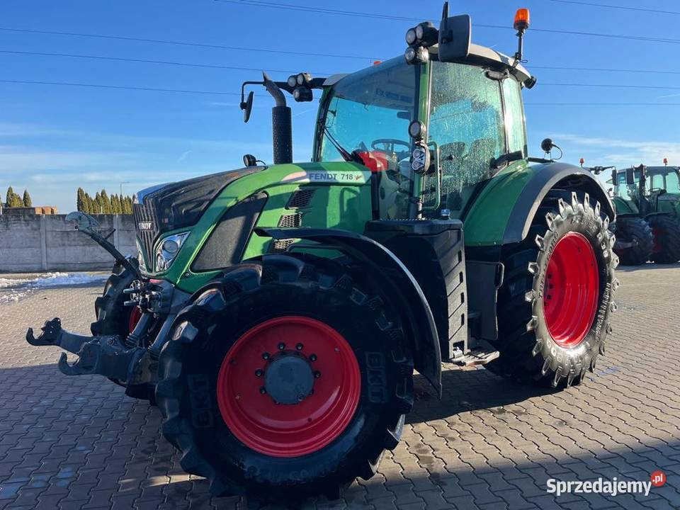 Fendt 718 Vario SCR TMS Profi Biała