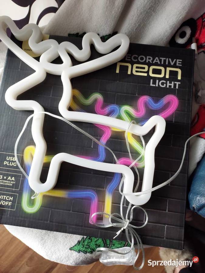 Renifer Led różne kolory Nowy na baterie i Wrocław