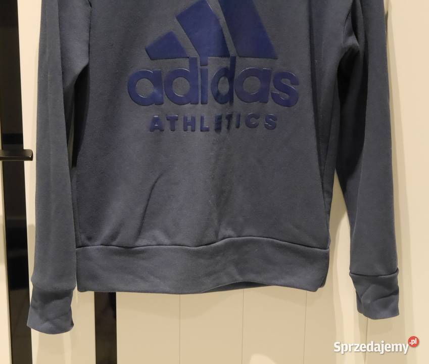 Adidas świetna bluza gumowane logo 36 S Adidas Wrocław sprzedam