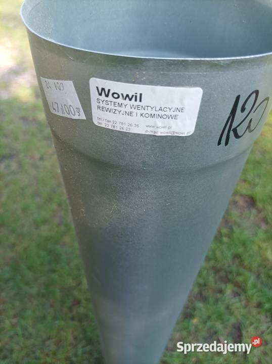 Rura kominowa dymowa spalinowa 120 mazowieckie Sterdyń