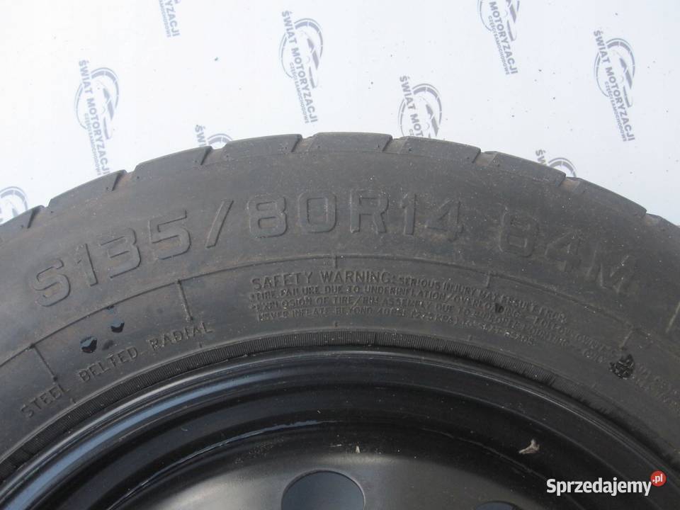 ALFA ROMEO FIAT LANCIA koło dojazdowe 1358014