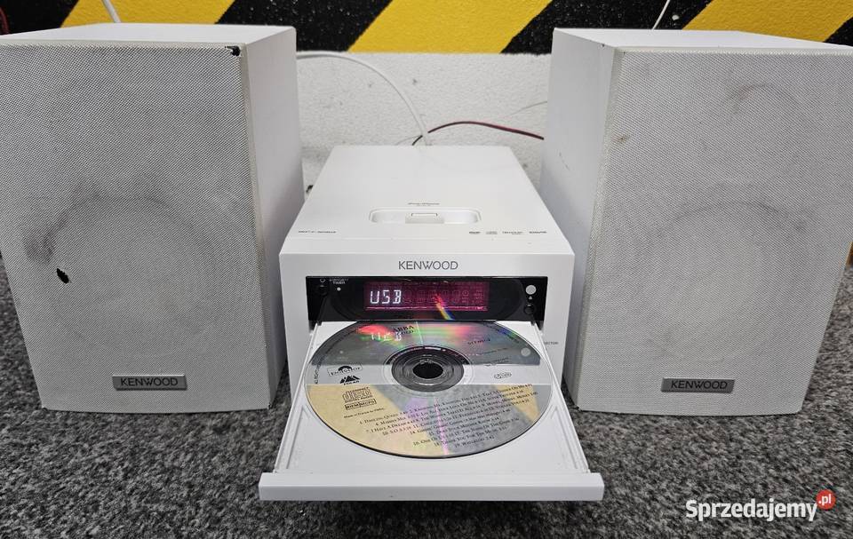 Wieża Kenwood M616 USB CD iPod biała