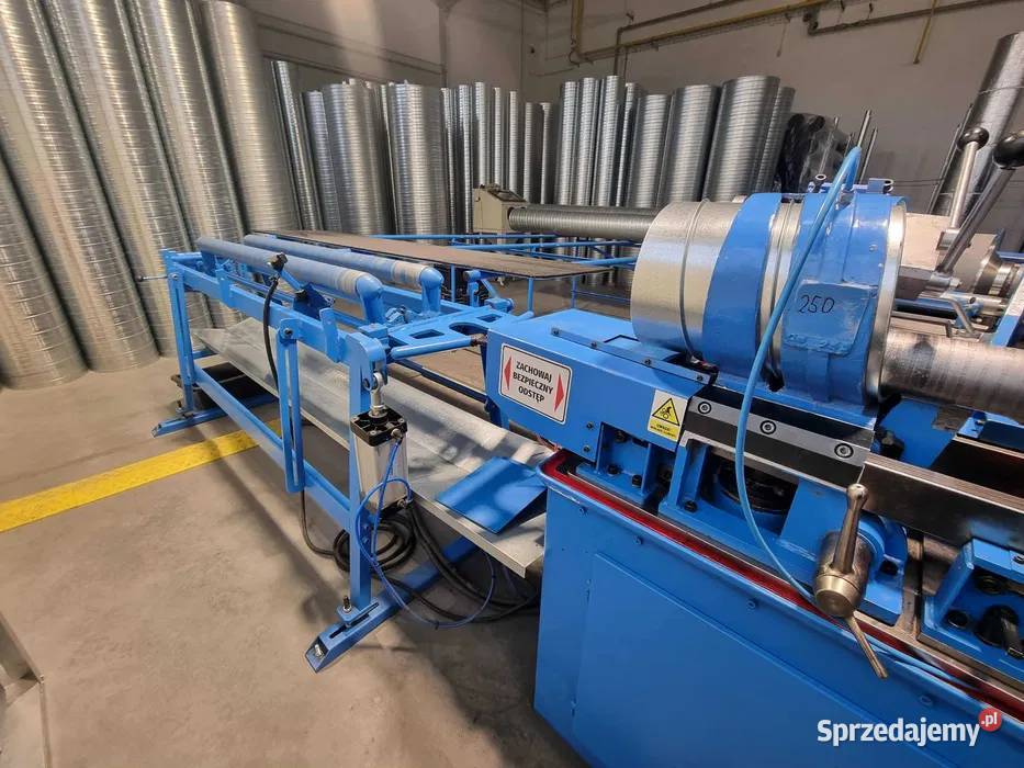 Maszyna do produkcji rur spiralnych MTF 1602 Produkcja mazowieckie Warszawa sprzedam