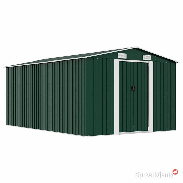 vidaXL Szopa ogrodowa 257 x 392 x 181 metal Warszawa sprzedam