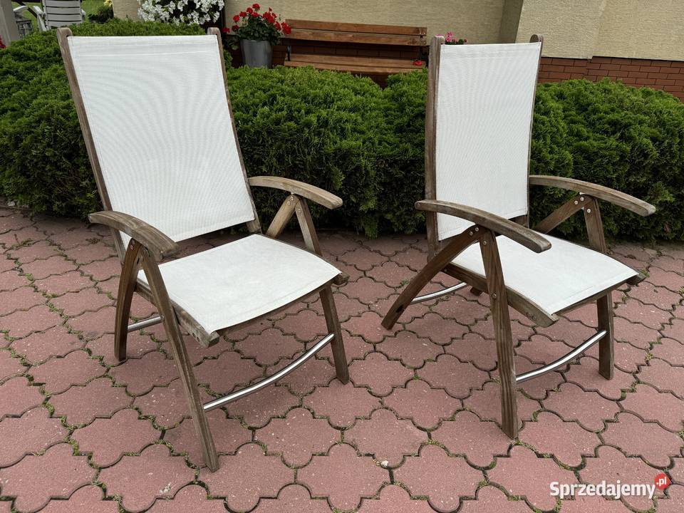 Leżak rozkładany regulowany krzesło ogrodowe Garwolin