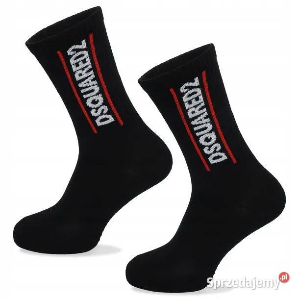 Skarpety męskie Dsquared2 classic czarne 12pak Białystok