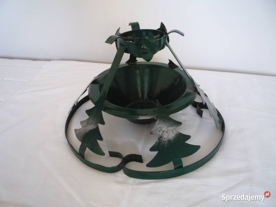 Metalowy Stojak na choinkę stojak pod choinkę z zielony Boże Narodzenie sprzedam