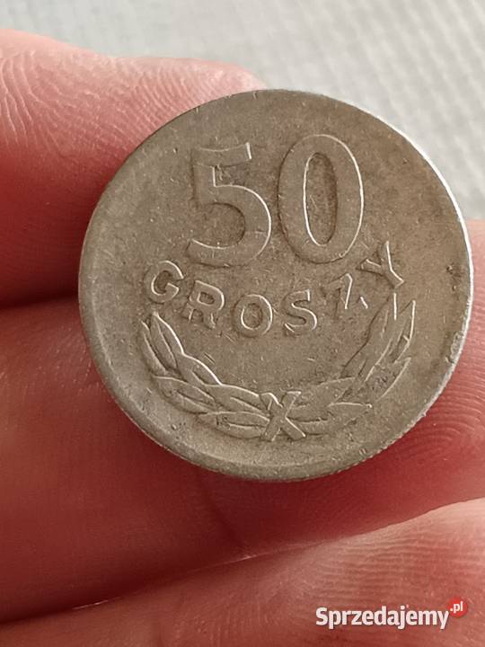 Sprzdammonete 50 groszy 1957 rokmala skretka lubelskie
