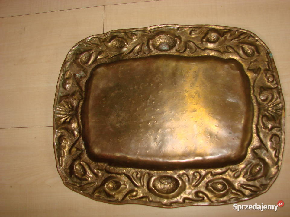 stara mosiężna taca płyta Pozostałe