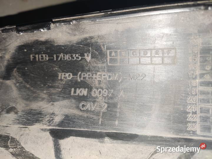 Ford Focus Mk3 Atrapa zderzaka Spojler Atrapy Tychy