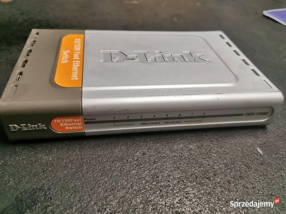 SWITCH DLink 8 port DES1008D 10 100 Mbps Ruda Śląska
