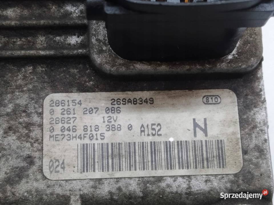 STEROWNIK SILNIKA 0261207086 12 B 80 Fiat Stilo