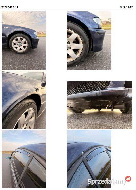 Syndyk sprzeda z wolnej ręki pojazd BMW PSZ 286000km