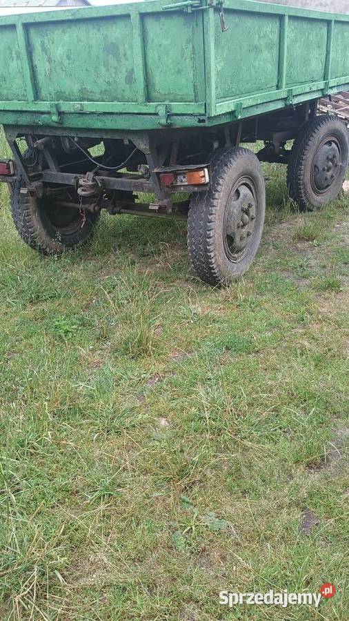 Przyczepa wywrotka nieuszkodzony Przyczepy rolnicze pomorskie Gapowo