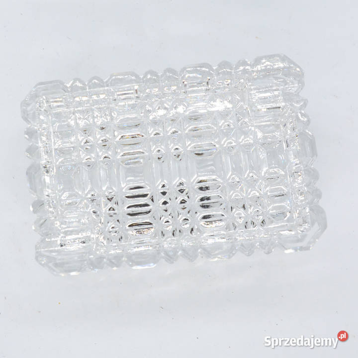 Kryształowa popielnica z papierośnicą Huta Szkła