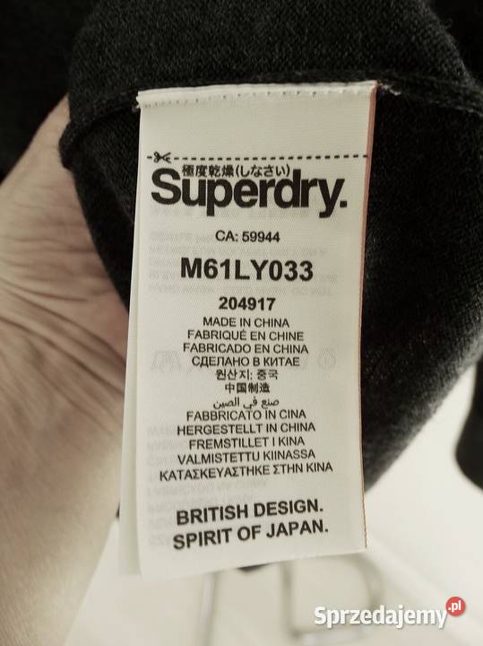 Sweter Męski Wełniany 100 Wełna Merino Łomża