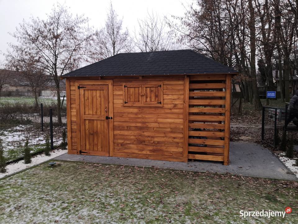 Domek ogrodowy narzędziowy schowek drewutnia wielkopolskie Kawnice