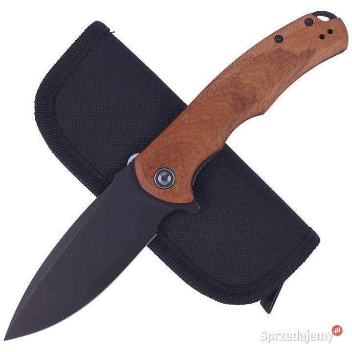 Nóż składany Civivi Praxis Cuibourtia Wood Black Warszawa