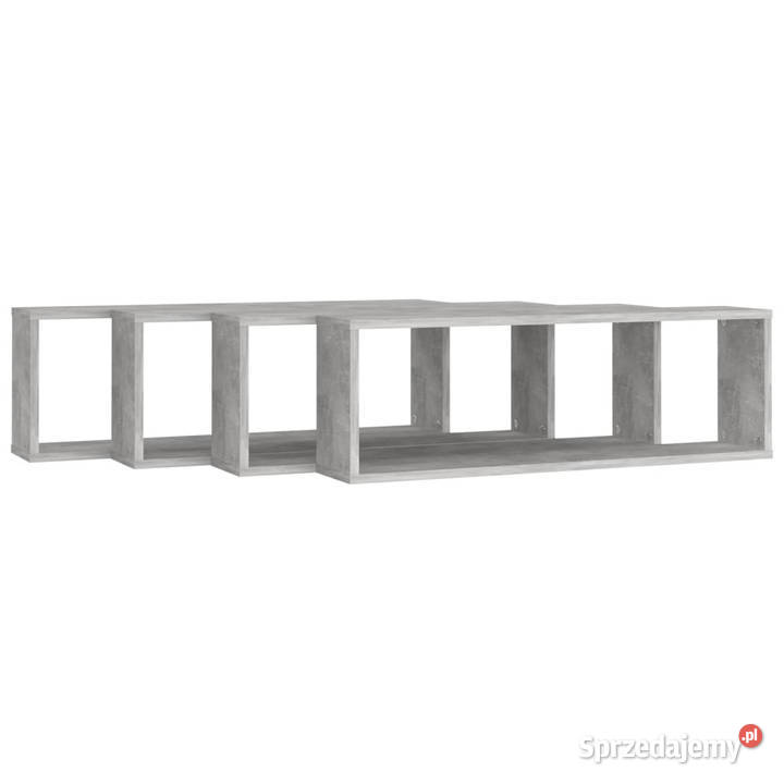 Półki ścienne kostki 4 szarość betonu 80x15x265 Warszawa sprzedam